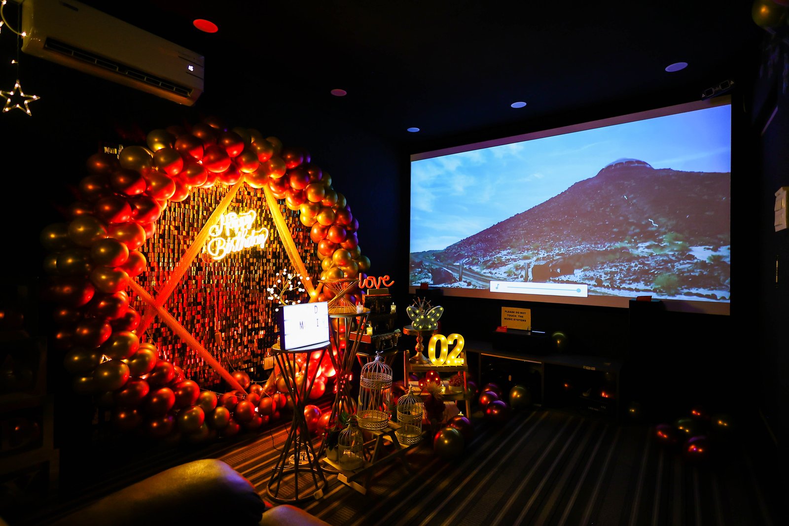Private mini theater
